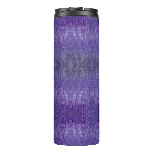 Purples Ikat 5 Thermosbecher (Rückseite)