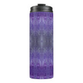 Purples Ikat 8 Thermosbecher (Vorderseite)