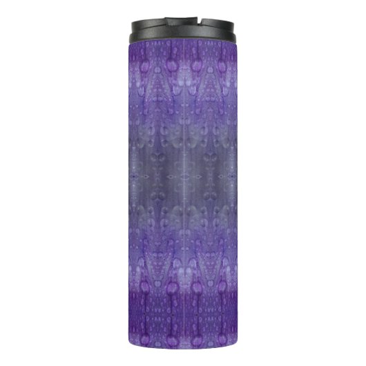 Purples Ikat 8 Thermosbecher (Rückseite)
