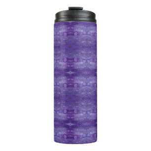 Purples Ikat 9 Thermosbecher
