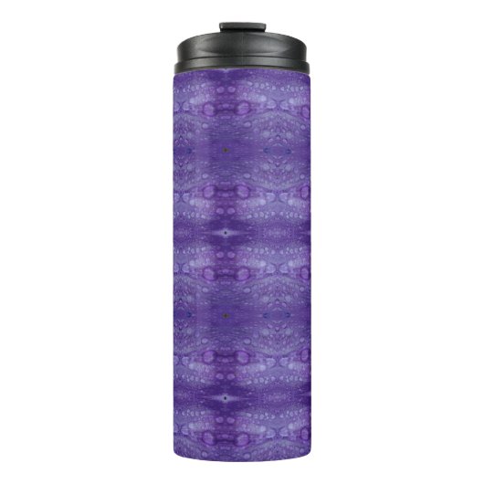 Purples Ikat 9 Thermosbecher (Vorderseite)