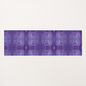 Purples Ikat 9 Yogamatte (Rückseite (Horizontal))