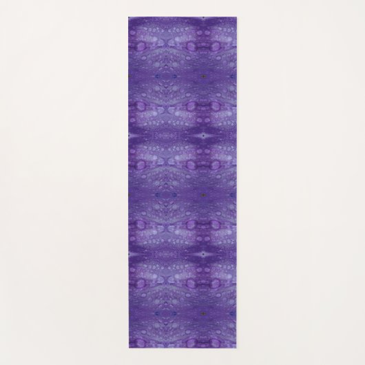 Purples Ikat 9 Yogamatte (Vorderseite)