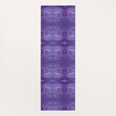 Purples Ikat 9 Yogamatte (Rückseite)