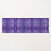 Purples Ikat 9 Yogamatte (Vorderseite (Horizontal))