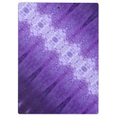 Purples Ikat angegled Klemmbrett (Rückseite)