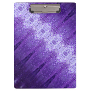 Purples Ikat angegled Klemmbrett