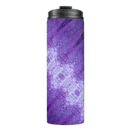 Purples Ikat Lace Thermosbecher (Vorderseite)