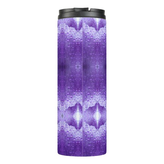 Purples Ikat Thermosbecher (Rückseite)