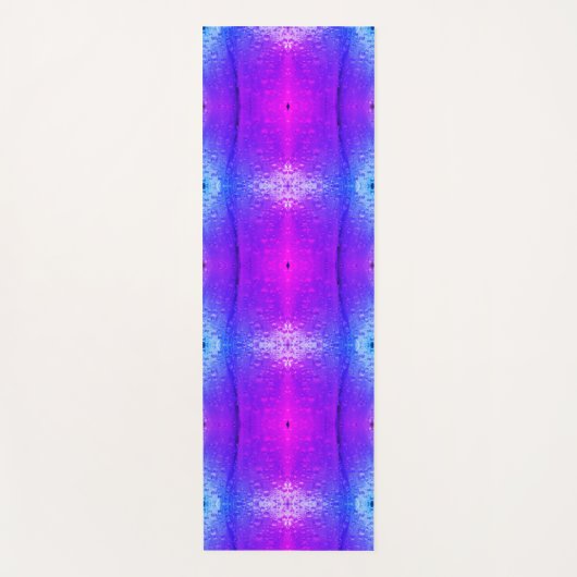 Purples Ikat Too Miami Yogamatte (Vorderseite)