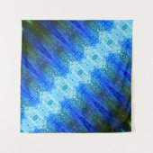 Purples Ikat X GL TooTapestry Wandteppich (Vorderseite (Horizontal))