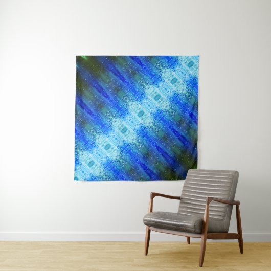 Purples Ikat X GL TooTapestry Wandteppich (Beispiel (Horizontal))