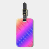 Purples Ikat X Ipanema Gepäckanhänger (Vorderseite vertikal)