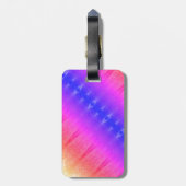 Purples Ikat X Ipanema Gepäckanhänger (Rückseite vertikal)