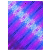 Purples Ikat X Miami Klemmbrett (Rückseite)