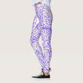 Purple's Lines Patton Leggings (Links)