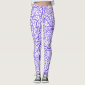 Purple's Lines Patton Leggings (Vorderseite)