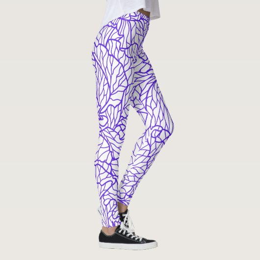 Purple's Lines Patton Leggings (Rechts)
