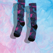 Purples Töne, Kolibris im Flug Socken