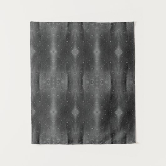 Purples X B&W Ikat 4 Wandteppich (Vorderseite)