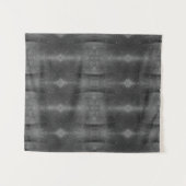 Purples X B&W Ikat 4 Wandteppich (Vorderseite (Horizontal))