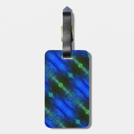 Purples X GL Ikat 4 Gepäckanhänger (Rückseite vertikal)