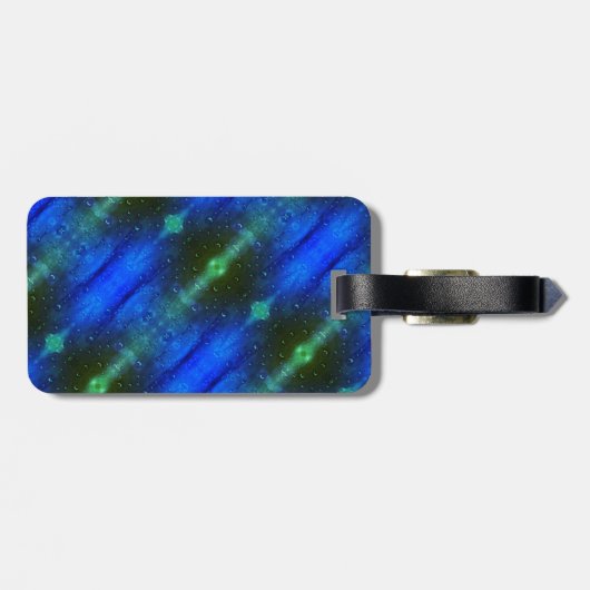 Purples X GL Ikat 4 Gepäckanhänger (Rückseite horizontal)