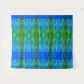 Purples X GL Ikat 5 Wandteppich (Vorderseite (Horizontal))