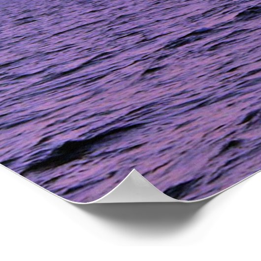 PurpleSunset Poster (Ecke)
