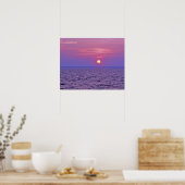 PurpleSunset Poster (Küche)