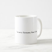PurpleTurmeric-Blume Kaffeetasse (VorderseiteRechts)