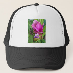 PurpleTurmeric-Blume Truckerkappe