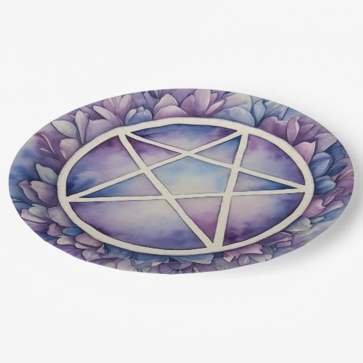 PurpleVibes Pappteller (Schrägansicht)