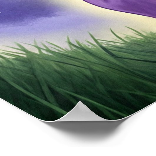 PurpleVibes Poster (Ecke)