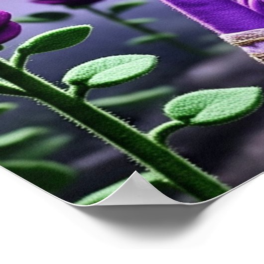 PurpleVibes Poster (Ecke)