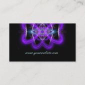 Purplia Hearts Business Card Visitenkarte (Rückseite)