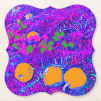Purplish Pumpkin Field in Pop Art Style