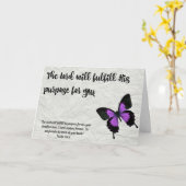 Purpose Schmetterlings-Abschluss Karte-D Lords Karte (Gelbe Blume)