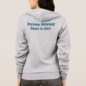 Purposed Renewed, Reset to Zero T-Shirt Hoodie (Rückseite)