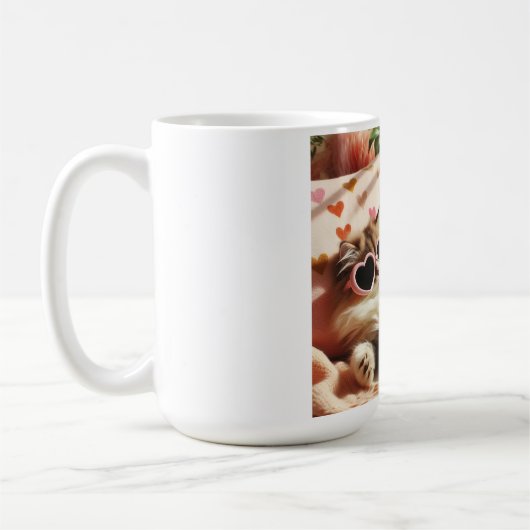 Purprig entspannt kaffeetasse (Links)