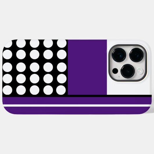 Purpul Case-Mate iPhone Hülle (Rückseite (Horizontal))