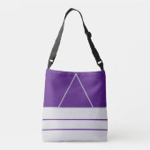 Purpul Tragetaschen Mit Langen Trägern (Rückseite)