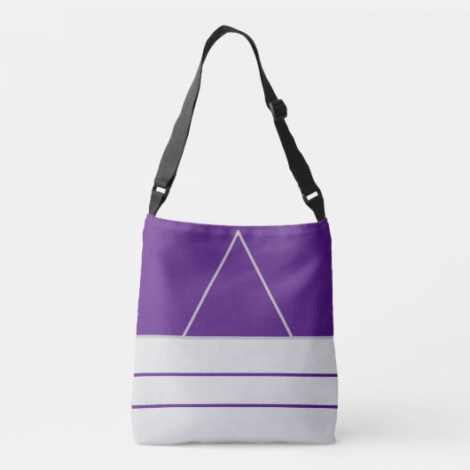 Purpul Tragetaschen Mit Langen Trägern (Rückseite)