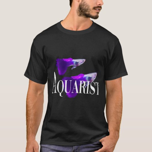 Purpur Guppy T-Shirt (Vorderseite)