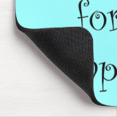 Purpur ist glücklich mousepad (Ecke)