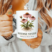 Purpur-Sonnenhut Botanische Studie Kaffeetasse