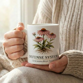 Purpur-Sonnenhut Botanische Studie Kaffeetasse
