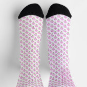 Purpur-Sonnenhüte Socken (Oben)