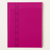 Purpur und Pinks für Frauen in der Technik Planer (Rückseite)