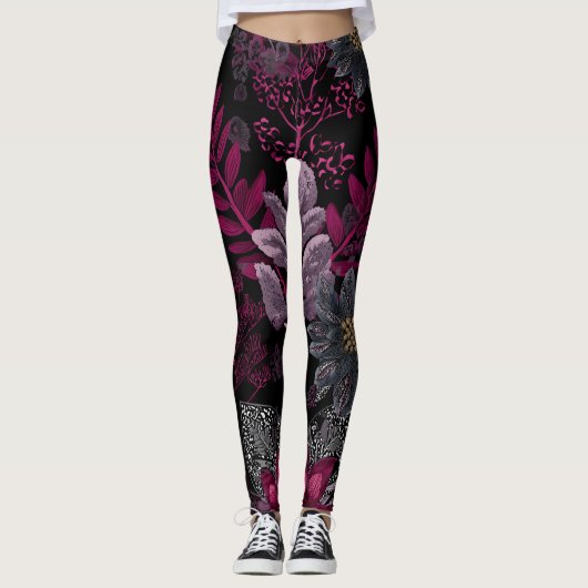 Purpura Leggings (Vorderseite)